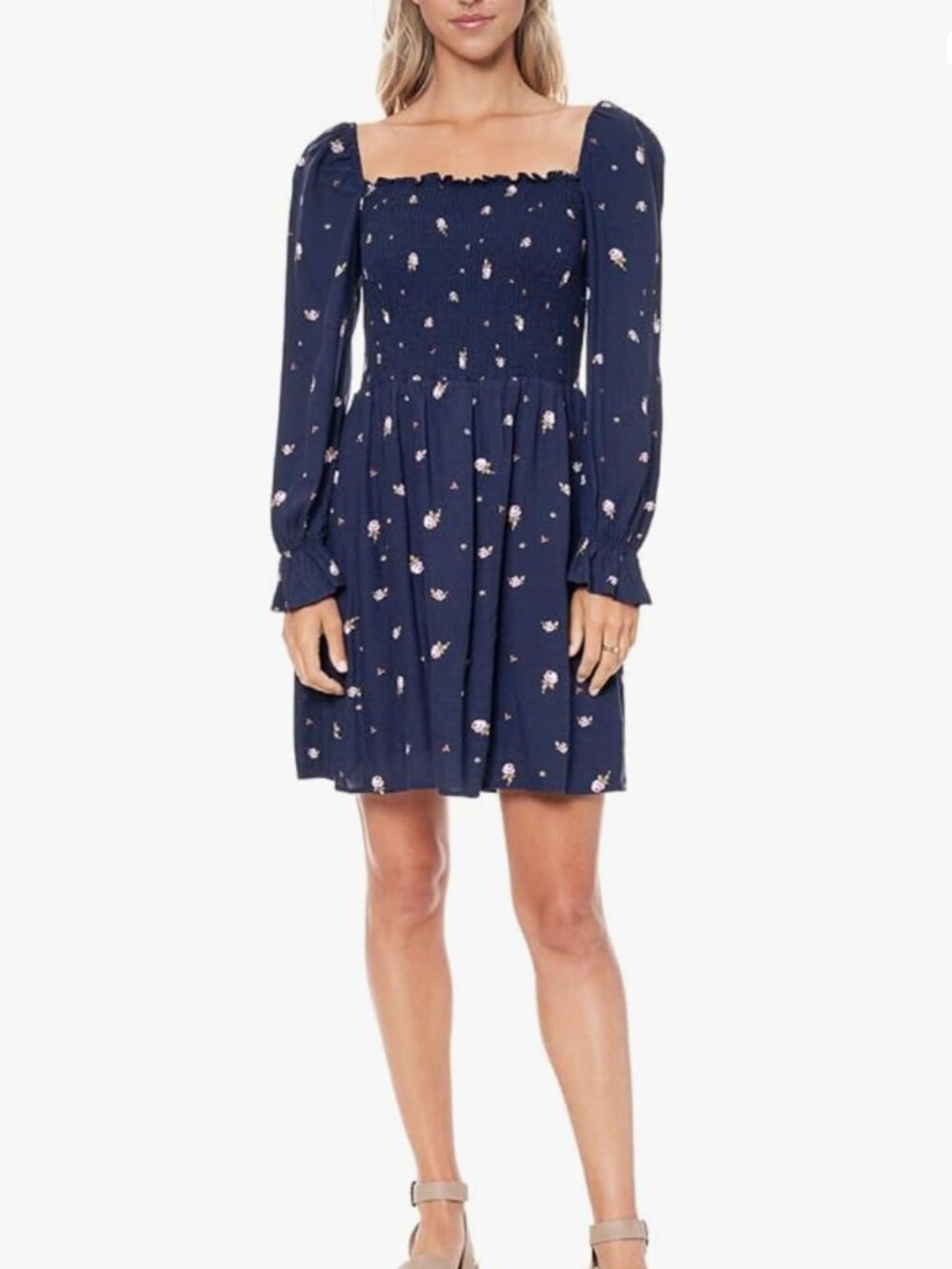Elodie Cold Shoulder Floral Dress